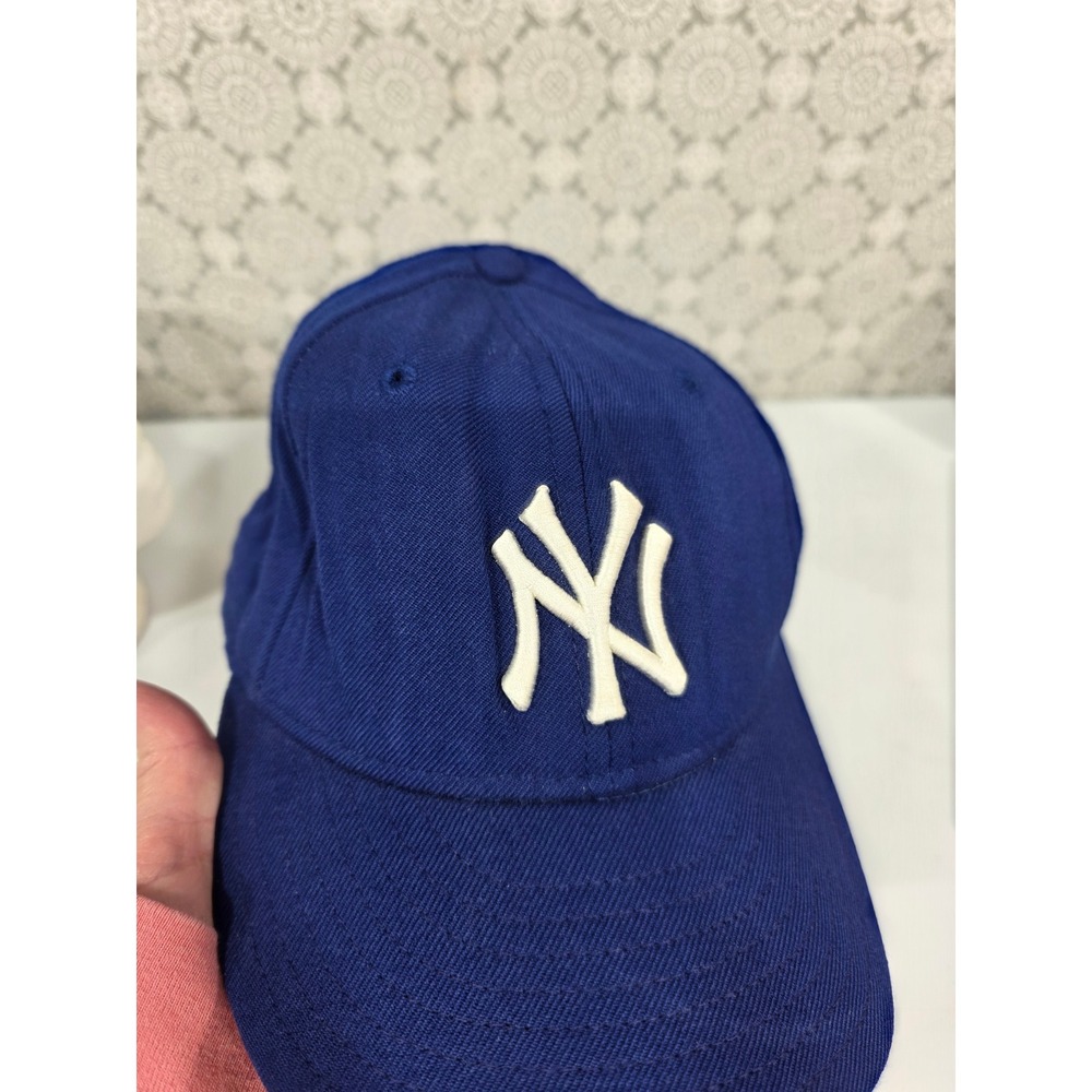 New Era New York Yankees MLB Baseball Cap Royal Blue White NY Logo Fitted READ - Picture 7 of 11